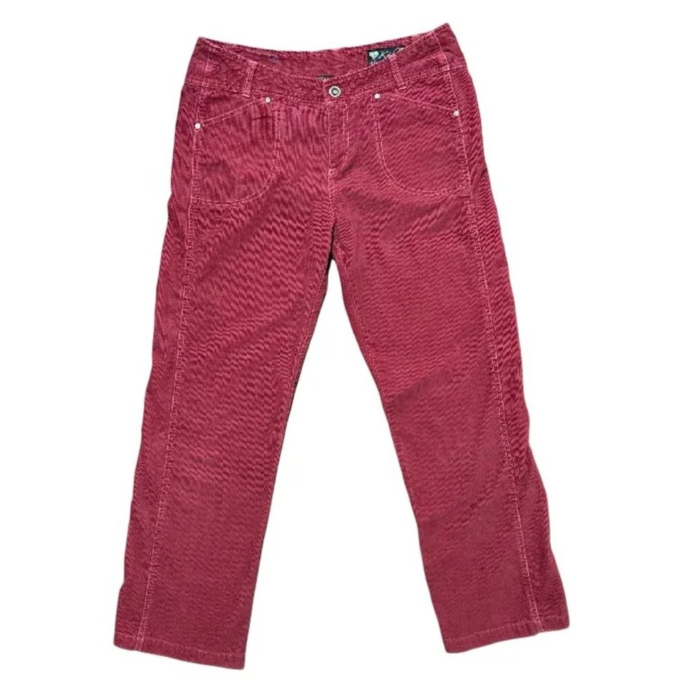 Kuhl Women's Straight Leg Corduroy Pants in Deep Rose